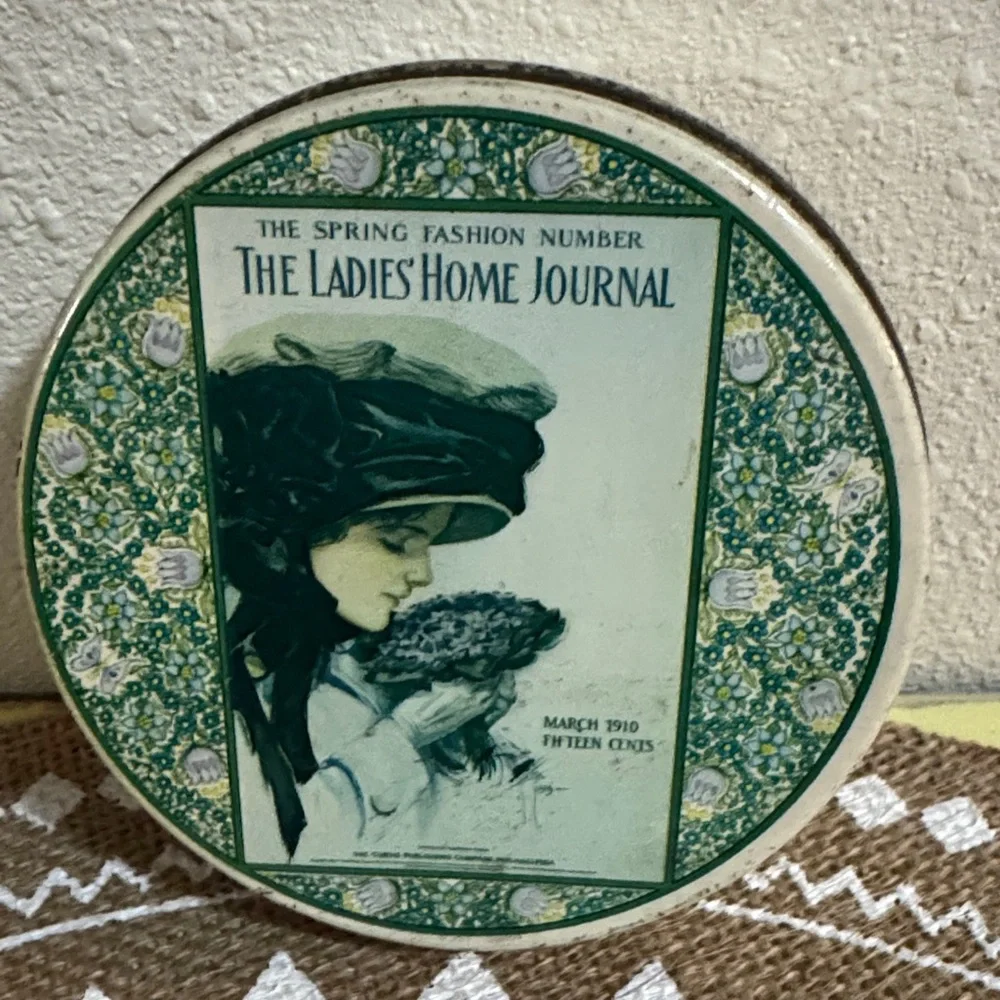 Vintage Ladies' 1910 Advertisement Home Journal Tin